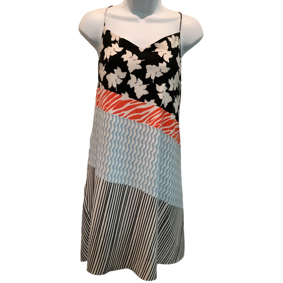 CeCe Dresses & Skirts - CeCe by CYNTHIA STEFFE RACER BACK MIXED PRINT SUNDRESS 12